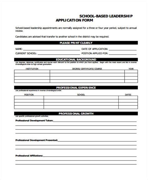 But the problem is that i don't know what that means so like yeah can some one help me? FREE 9+ Leadership Application Forms in PDF | MS Word