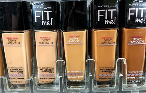 Maybelline Fit Me Foundation Review Dewy And Smoothmatte And Poreless