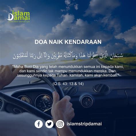 Doa Naik Kendaraan Bismillahi Majreha - Dakwah Islami
