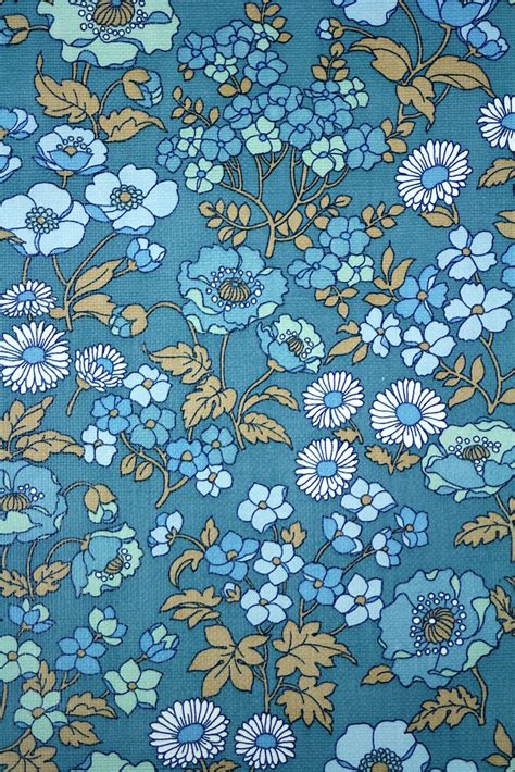 The great collection of vintage blue wallpaper for desktop, laptop and mobiles. Download Blue Vintage Floral Wallpaper Gallery