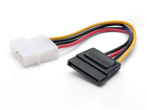 Internal Molex Power To Serial Ata Power Cable Sata 2 Sata 3 Compatible