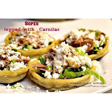 Sopes With Carnitas Recipe The Feedfeed