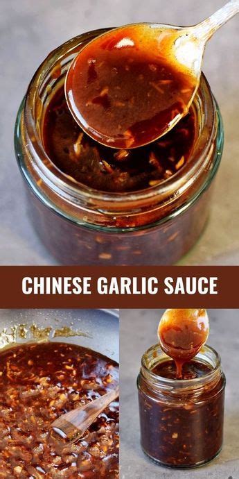 Chinese Garlic Sauce Brown Stir Fry Sauce Elavegan Soßen Rezepte