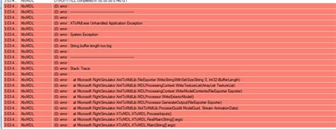 Errors Upon Exporting Object Fsdeveloper