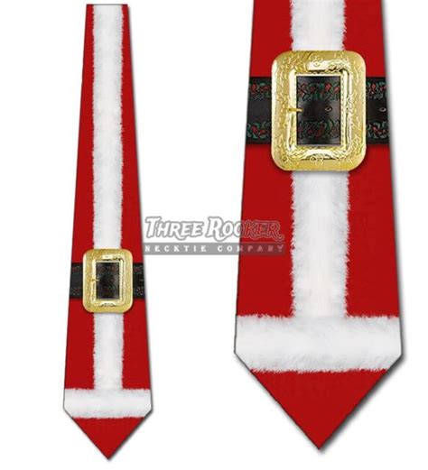 Santa Claus Suit Christmas Tie Men S Holiday Neck Ties For Sale Online