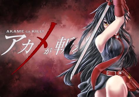 Akame Ga Kill Anime Girls Akame Hd Wallpapers Desktop And Mobile