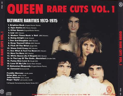 Rare Cuts Vol 1 Queen Info Database Fandom Powered By Wikia