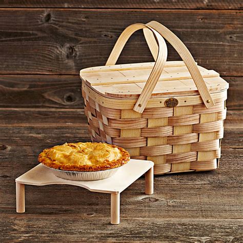 Wooden Pie Basket - The Green Head