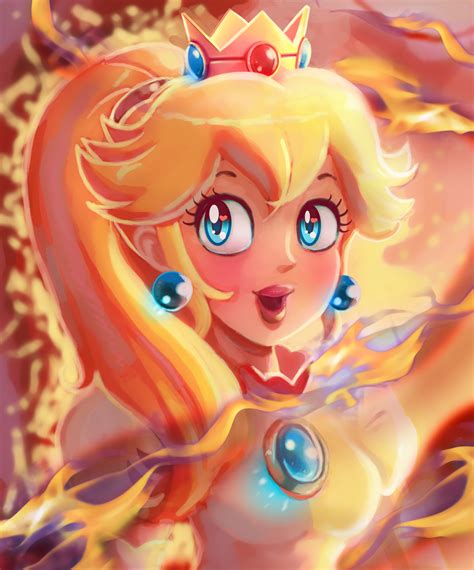 Til The Last Petal Falls Super Mario Art Peach Mario Super Princess