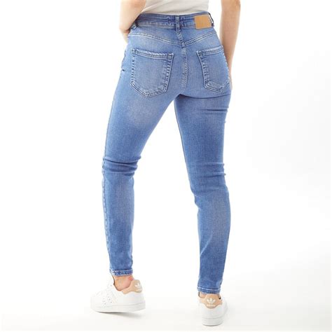 Buy Pieces Womens Skinny Fit Jeans Medium Blue Denim