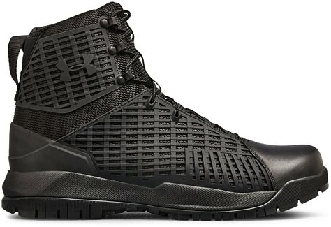Ua Stryker Side Zip Boot Under Armour Mens Tactical Boots In Black
