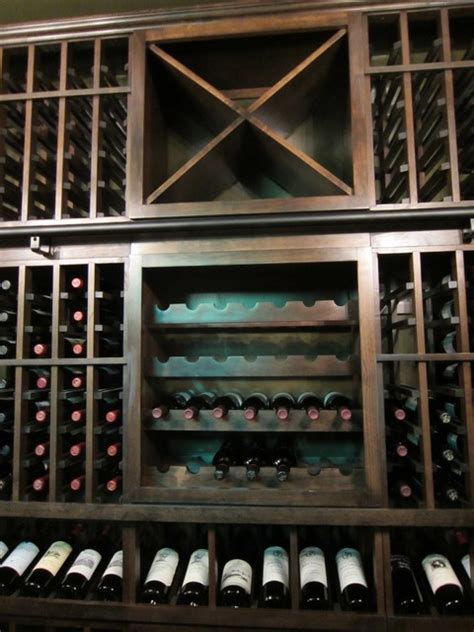 New Orleans Wine Cellar Functional Racking Design Traditional Wine