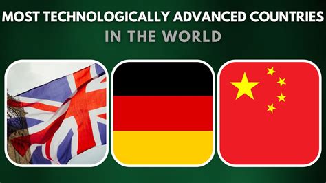 Top 10 Most Technologically Advanced Countries In The World