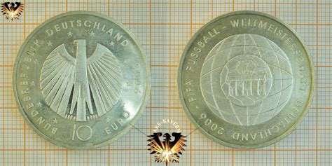 Weitere ideen zu europameisterschaft, meisterschaft, fussball. 10 €, BRD, 2006, FIFA Fussball Weltmeisterschaft ...