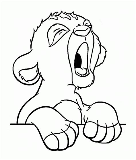 24 Cute Lion Coloring Pages For Kids Full Kindsmall