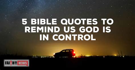 13 Faith God Is In Control Quotes