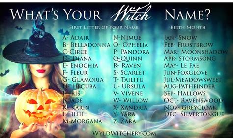 Witchy Names Witch Names Witchy Names Foxglove