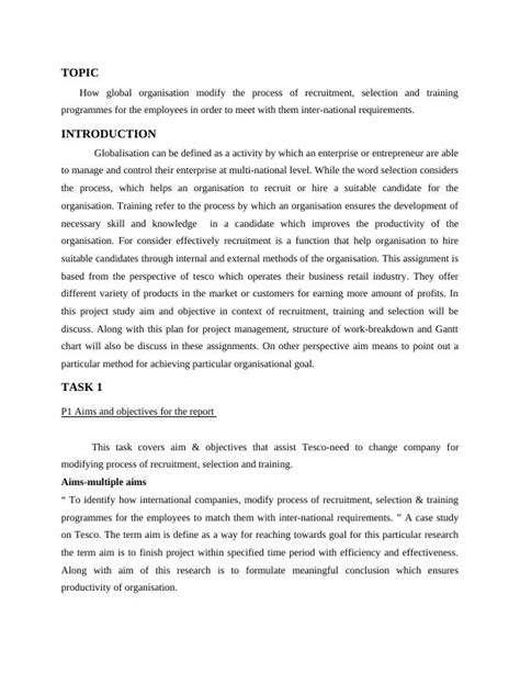 Project Management Plan For The Small Scale Research Project