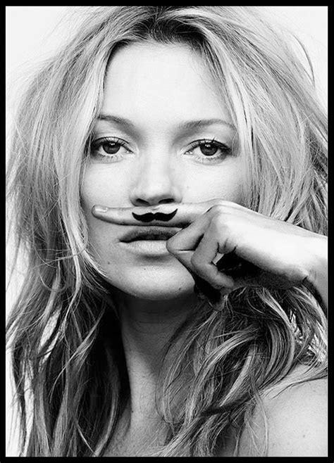 Kate Moss Poster Black And White Photo Life Is A Joke