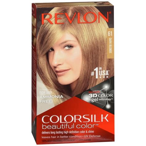 Revlon Colorsilk Beautiful Color Permanent Hair Color 61 Dark Blonde