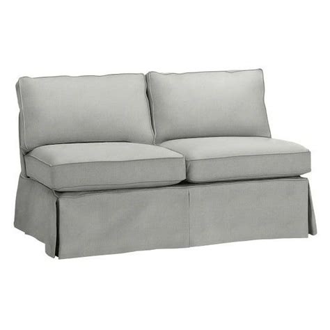 Or opt for 12 months special financing on purchases of $750+. Pottery Barn PB Basic Armless Loveseat Slipcover ($499 ...