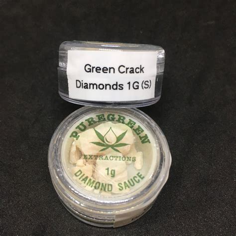 Green Crack Kush Htfse Diamonds Sativa Pure Green Extractions Bc