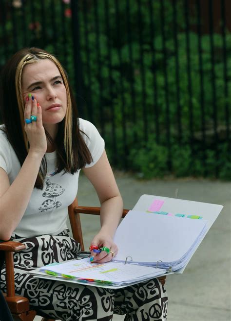 Zoey Deutch On The Set Of Not Okay In New York GotCeleb