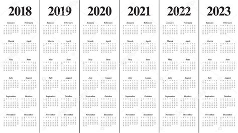 5 Year Calendar Uncc Ten Free Printable Calendar 2020 2021