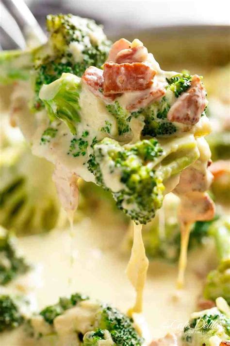 Creamy Garlic Parmesan Broccoli Bacon Is Low Carb And Guaranteed To Convert Any Non Vegetable