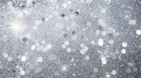 Festive Season Concept Background With Abstract Silver Glitter Texture