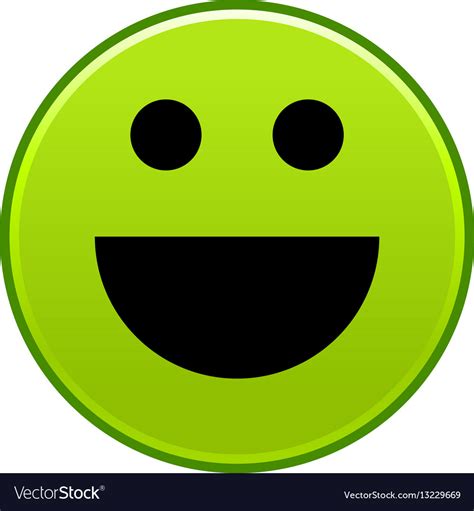 Green Smiley Emoji