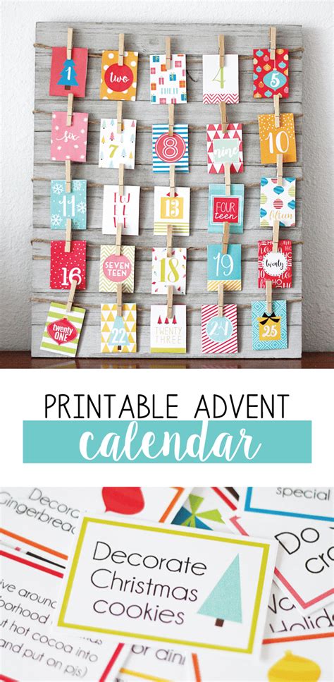 Free Printable Advent Calendar Activities