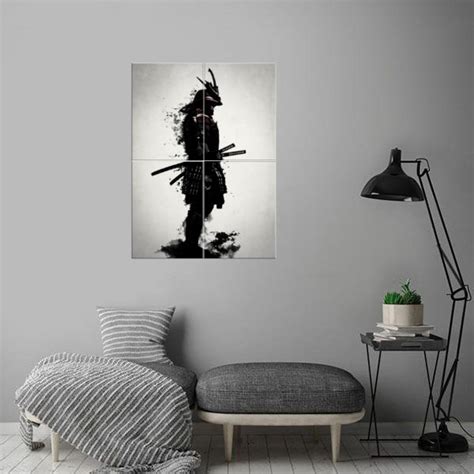 Armored Samurai Poster By Nicklas Gustafsson Displate Wall