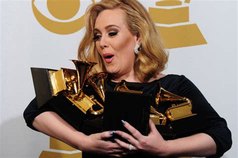 Adele Rolls In Deep At Grammy Awards Monitor