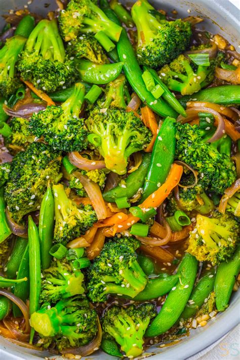 Minced fresh ginger root 2 large cloves garlic, minced 1/2 tsp. Broccoli Stir Fry Recipe | Vegan | 10 Minute Dinner