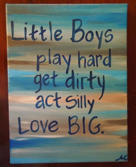 Little Boys Rock I Should Know I Made This Painting With