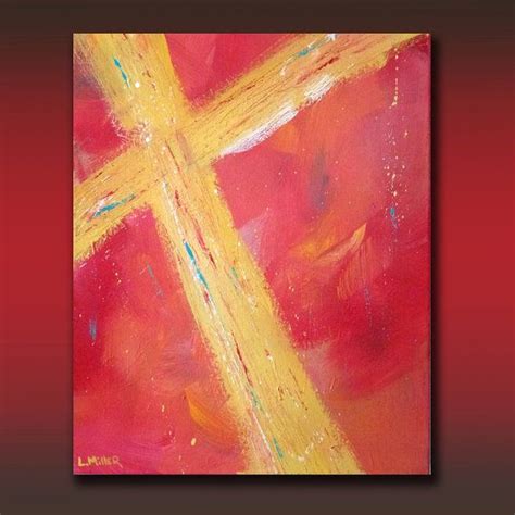 Original Abstract Christian Fine Art Painting 16 X 20 Acrylic Etsy In