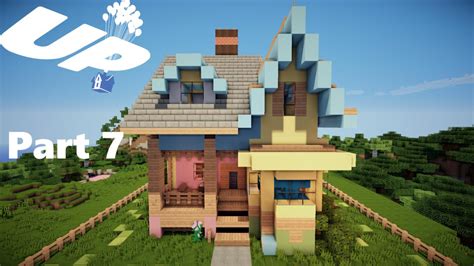 Minecraft Lets Build Disney Pixar Up House Part 7 Minecraft Project