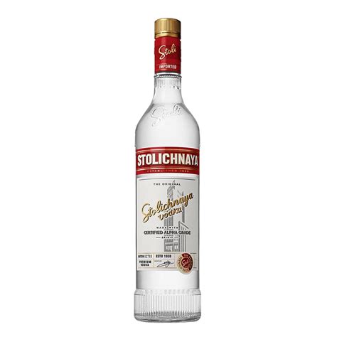 Buy Stolichnaya Vodka 700ml Price Offers Delivery Clink Ph
