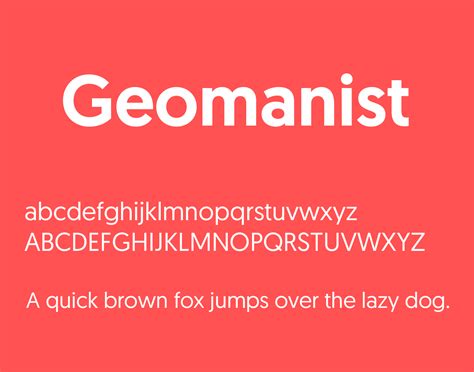 Maybe you would like to learn more about one of these? Geomanist Font Free Download - Free Fonts