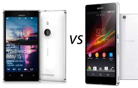 Comparativa Nokia Lumia 925 Vs Sony Xperia Z