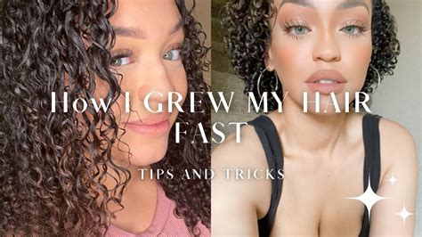 How To Grow Curly Hair Fast Youtube
