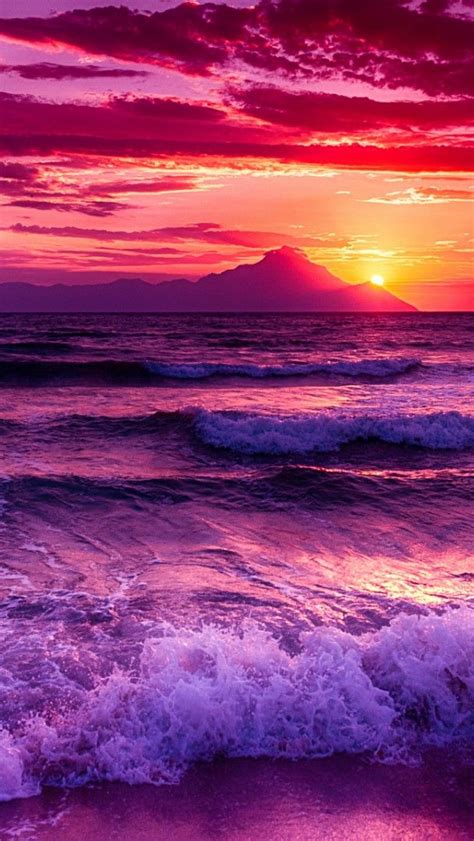 Purple Sunset Waterscape Backiee