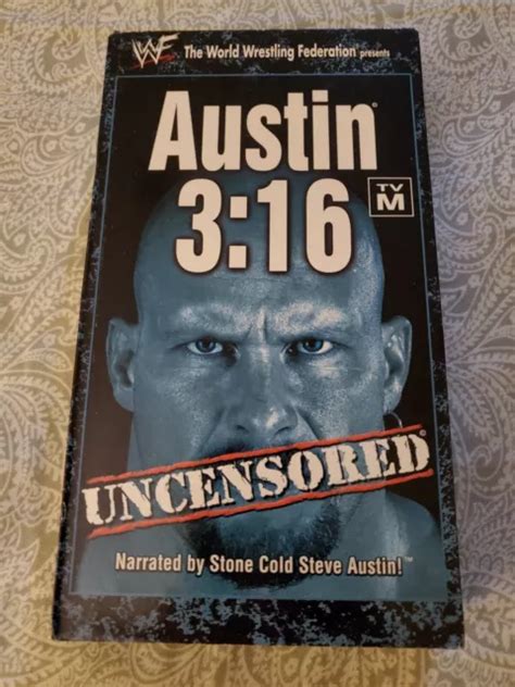Wwf Stone Cold Steve Austin 3 16 Uncensored Vhs 1998 14 95 Picclick