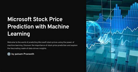 Microsoft Stock Price Prediction With Machine Learning