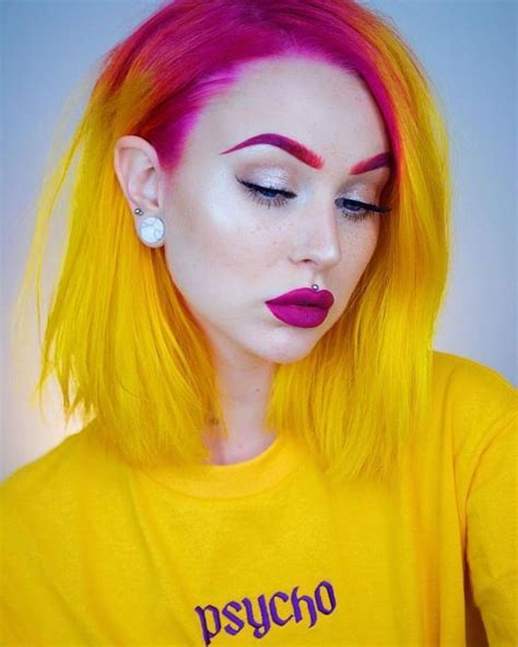 34 Trendy Yellow Ombre Hair Colors Ideas Arctic Fox Hair Color Ombre