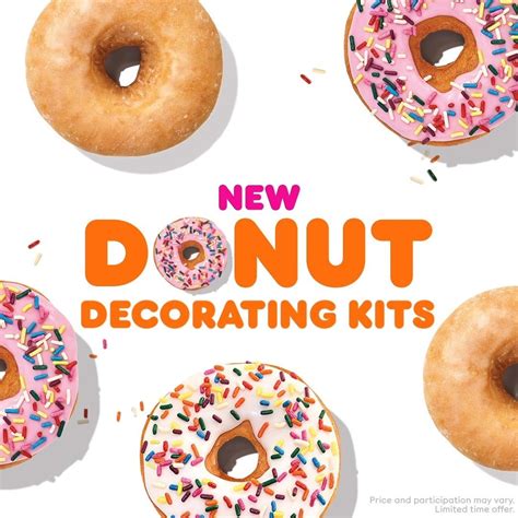 Each kit comes with two quarts of your favorite ice cream. Dunkin' - Donut Decorating Kit | Facebook