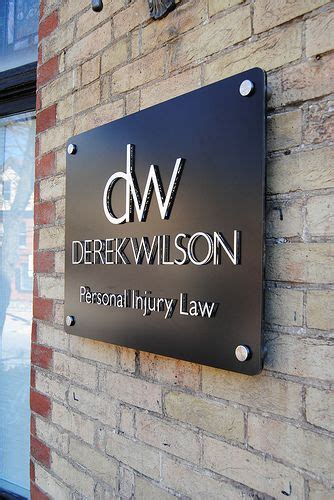 Derek Wilson Office Signage
