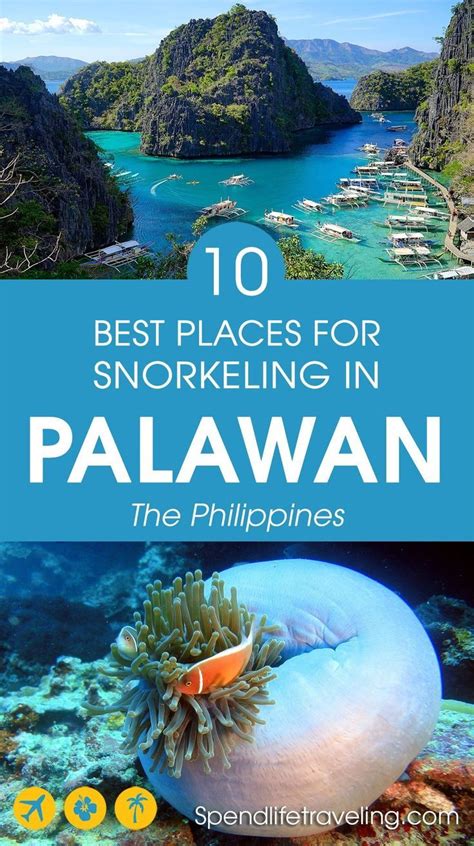 The Best Places For Snorkeling In Palawan Philippines With Text Overlay