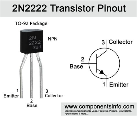 10x Transistor 2n2222 2n2222a H331 Npn To92 95tran049 Equipamiento